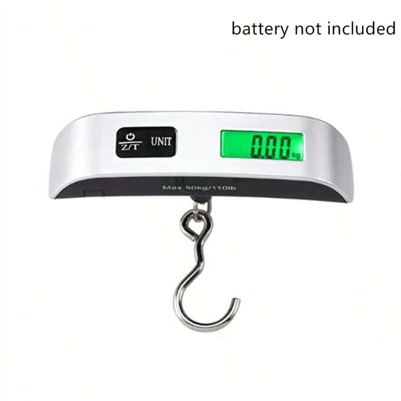 Portable 100lb Digital Hanging Scale with LCD Display – Travel & Luggage Weight Checker
