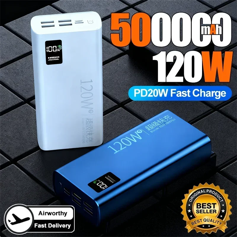 SuperPower 50,000mAh 120W Ultra Fast Charge Power Bank