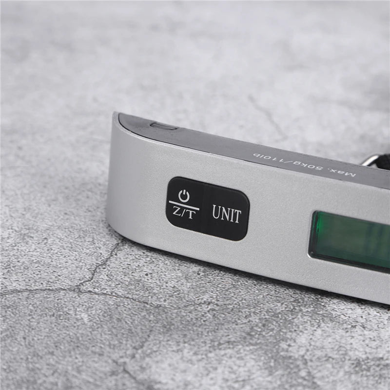 Portable 100lb Digital Hanging Scale with LCD Display – Travel & Luggage Weight Checker
