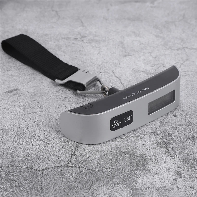 Portable 100lb Digital Hanging Scale with LCD Display – Travel & Luggage Weight Checker